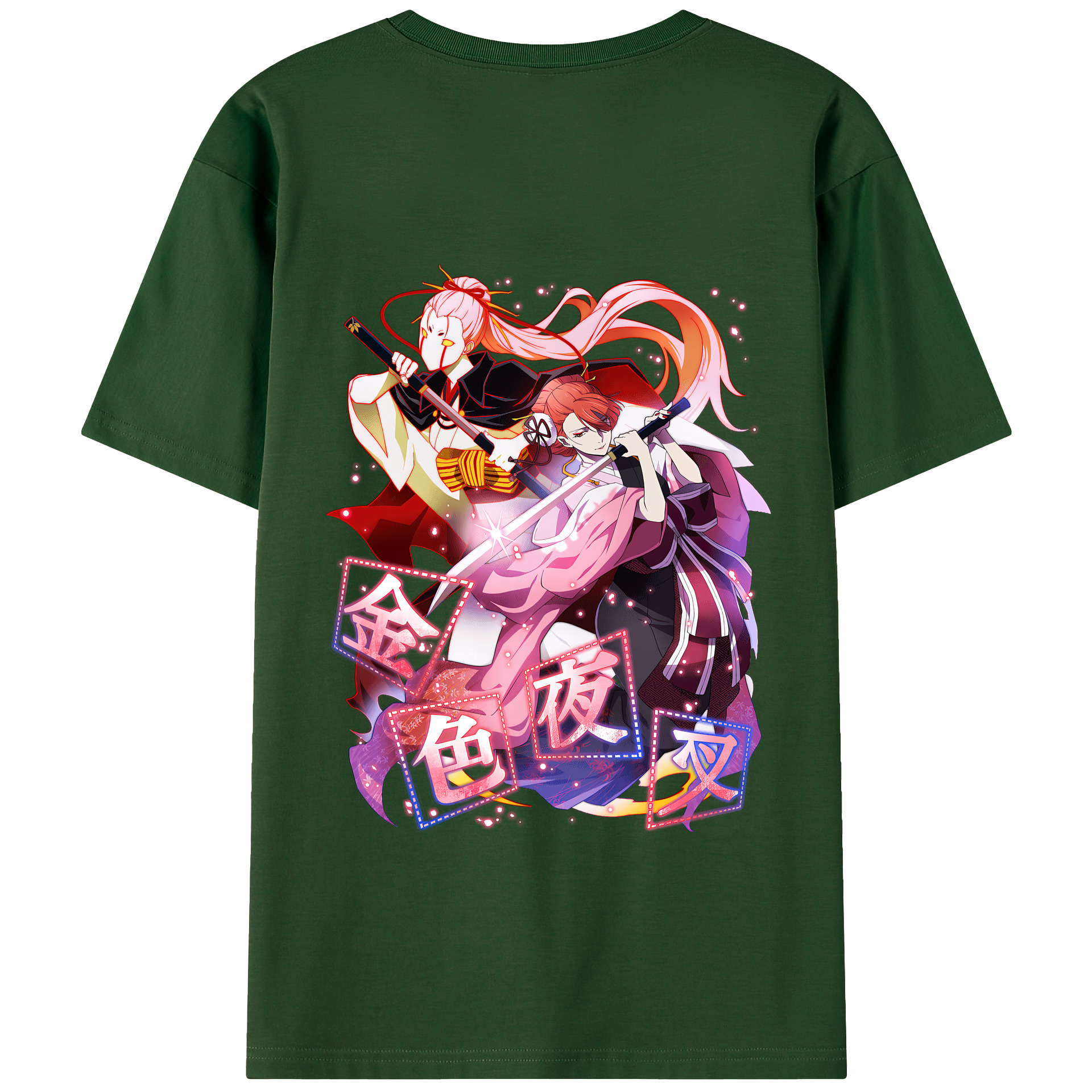 （画像用） 文豪ストレイドッグス Bungo Stray Dogs 綿100％半袖Tシャツ（背面プリント）
